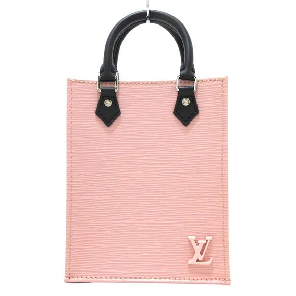 Louis Vuitton Sac Plat Pink Leather Tote Bag (Pre-Owned) - Picture 1 of 12